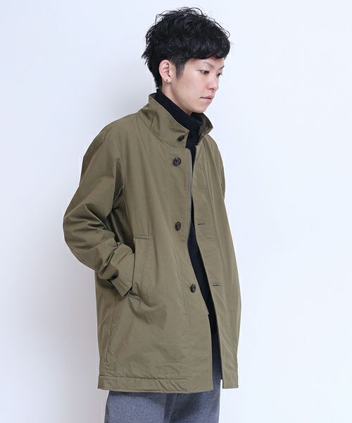 CORDURAオックス スタンドハーフコート | quadro (クオドロ) 公式