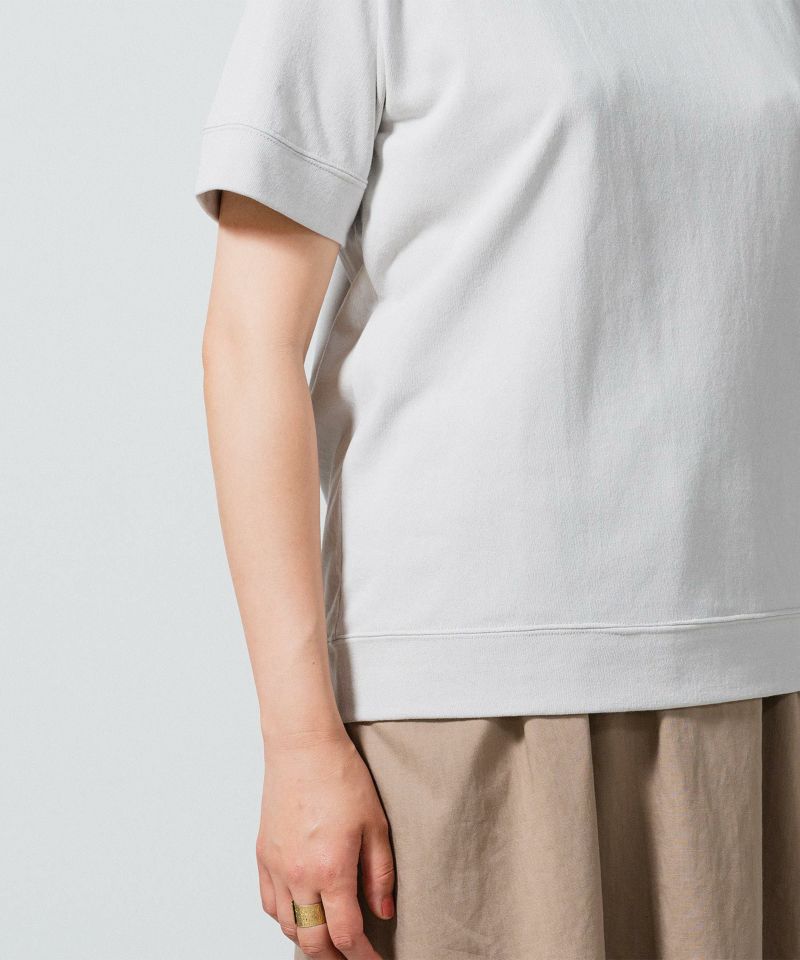 和紙×綿天竺クルーネックプルオーバーWOMEN | quadro (クオドロ