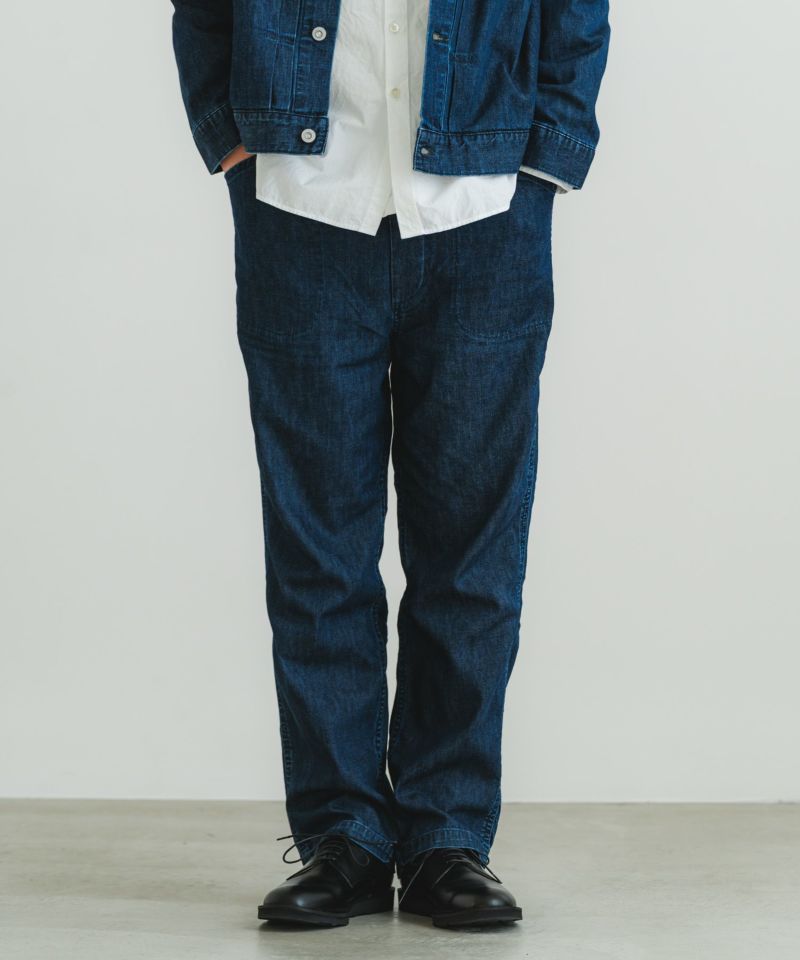 7oz甘織デニムワークイージー | quadro (クオドロ) 公式サイト