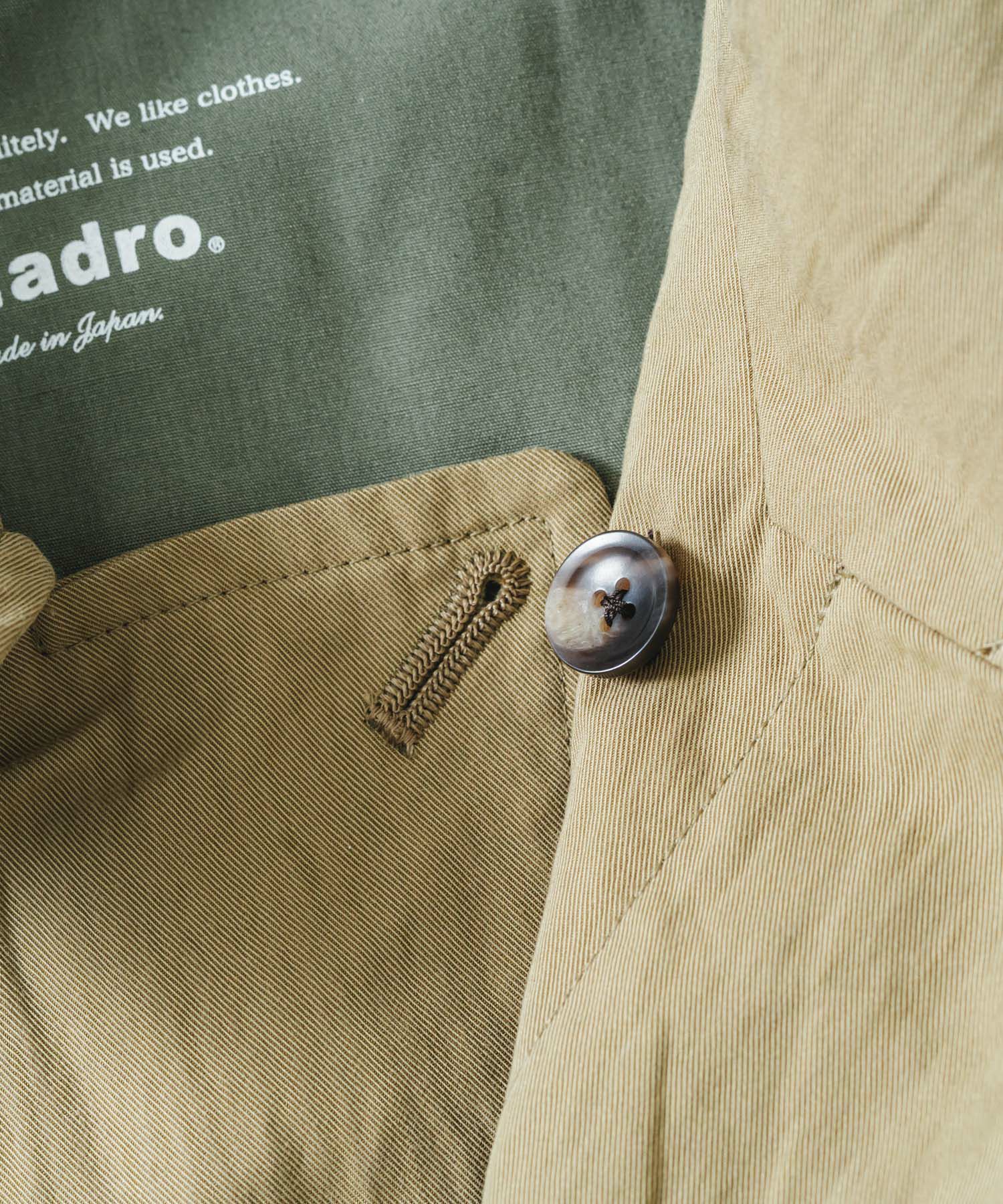 C/Nギャバピーチバイオステンカラーコート | quadro (クオドロ) 公式