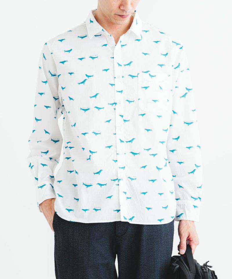 アニマル柄PTレギュラーシャツ | quadro (クオドロ) 公式サイト