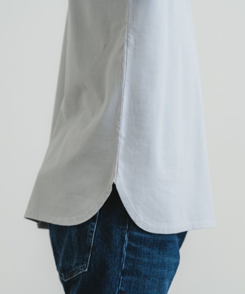 40/2CM天竺ヘンリーネックプルオーバー | quadro (クオドロ) 公式