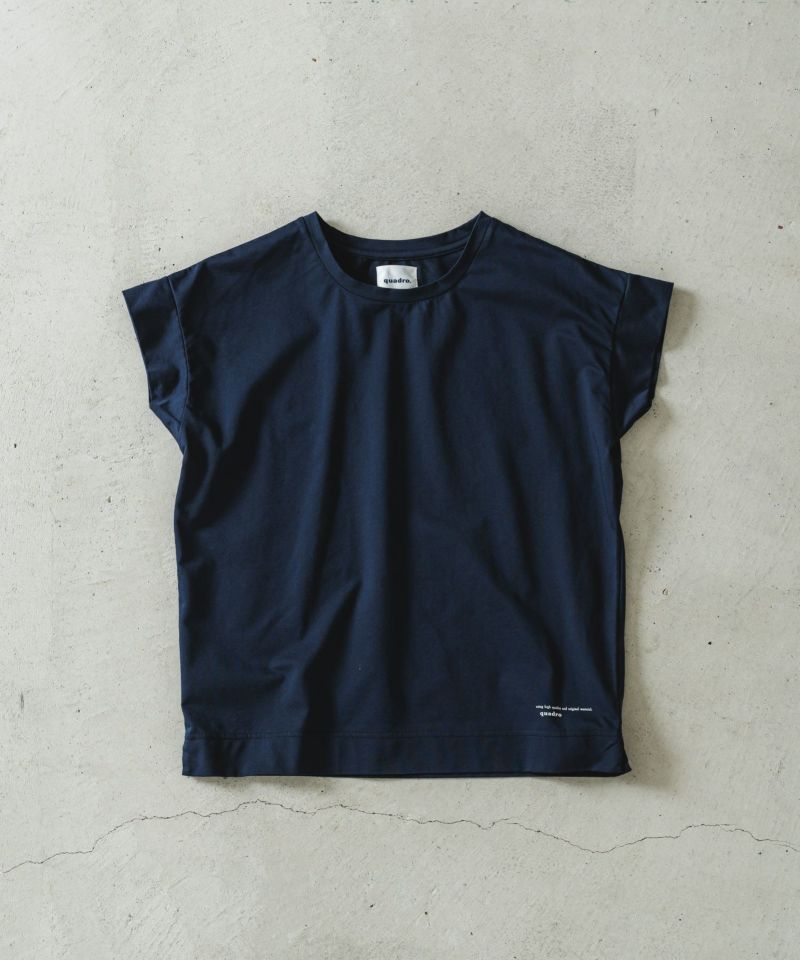 tシャツ コットンリネンフロート半袖クルーtee レディース コットンリネンフロート半袖クルーtee | quadro (クオドロ) 公式