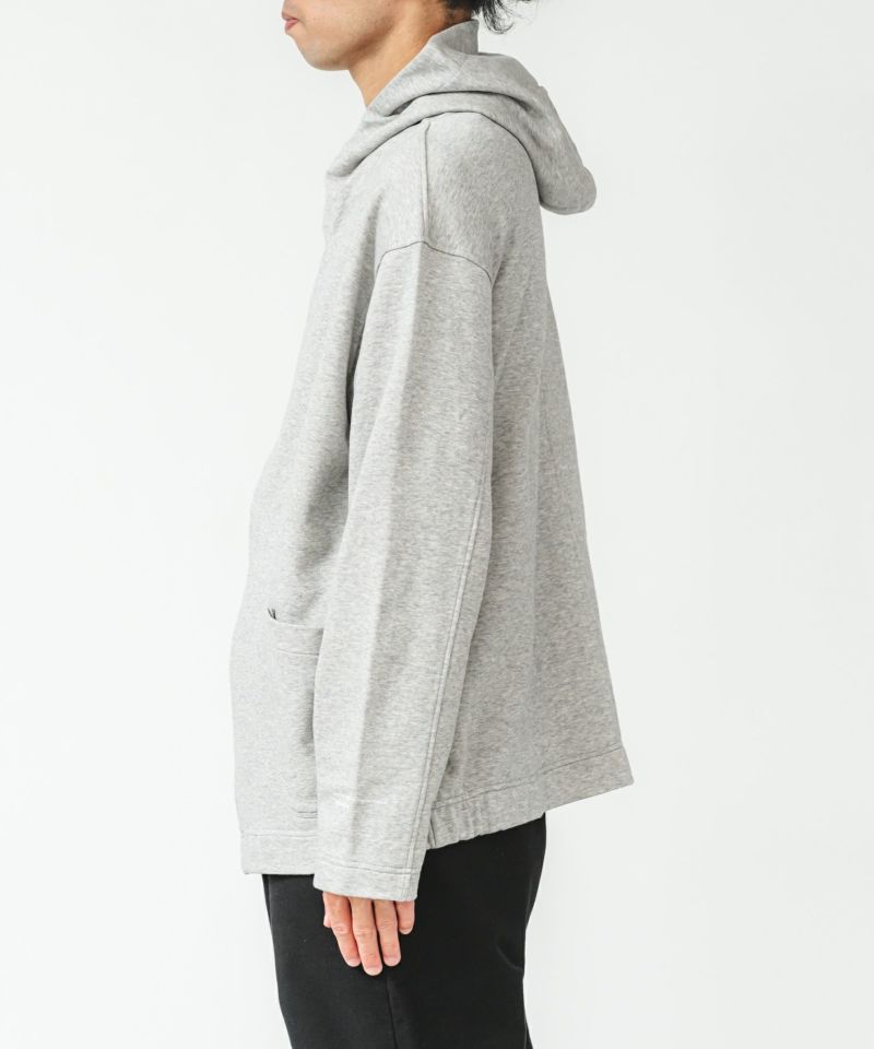 スーピマ60/10度詰裏毛パーカーブルゾン | quadro (クオドロ) 公式