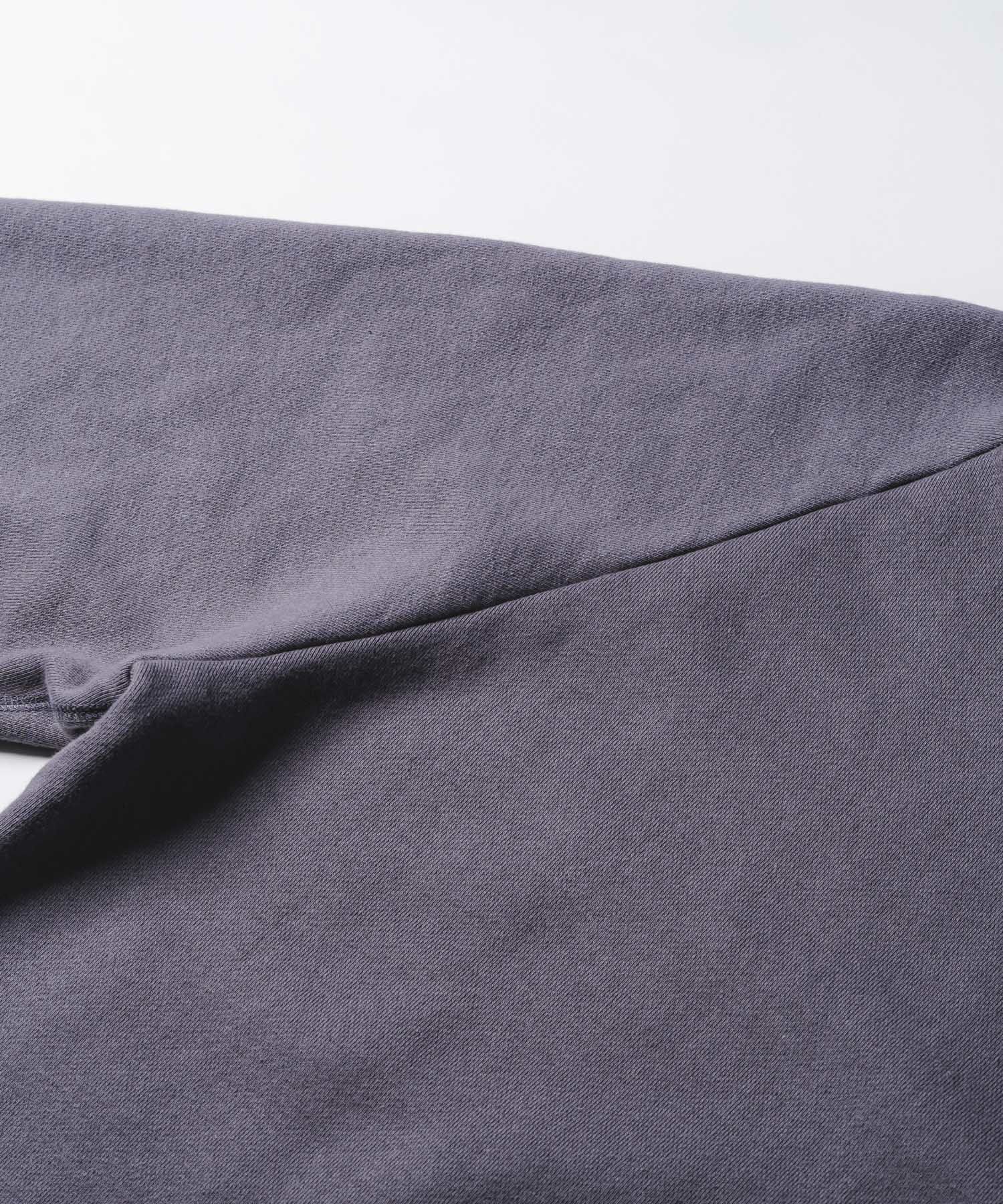 20/7裏毛フル起毛ラグランカットオフプルオーバー | quadro (クオドロ