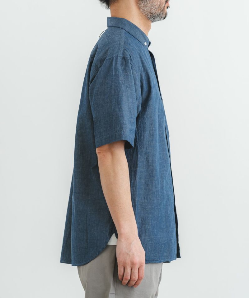 Roots Men's☆ ロゴ・オーガニックコットン半袖シャツ Roots Men's☆ ロゴポケット・オーガニックコットン半袖シャツ