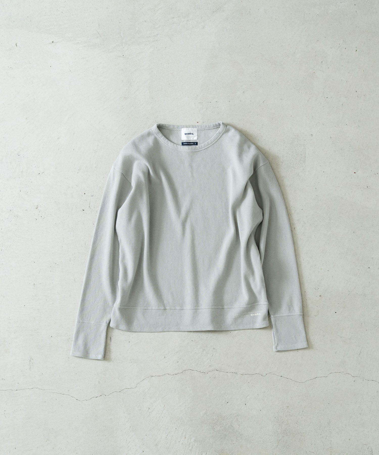 サーマルクルーネックプルオーバー | quadro (クオドロ) 公式サイト
