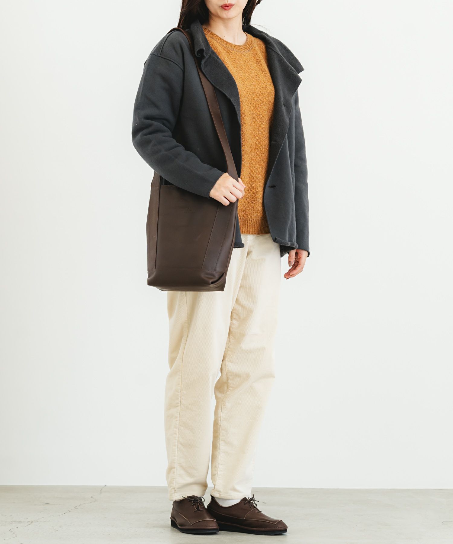 20/7裏毛フル起毛カットオフジャケット | quadro (クオドロ) 公式