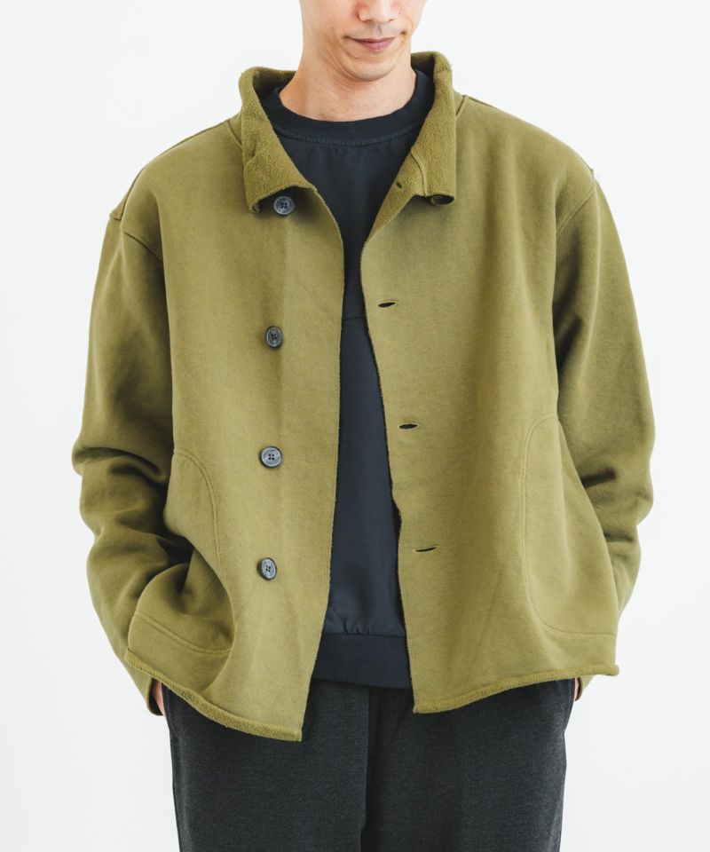 新品 ジャケット(quadro/クオドロ) 20/7裏毛フル起毛カットオフジャケット | quadro (クオドロ