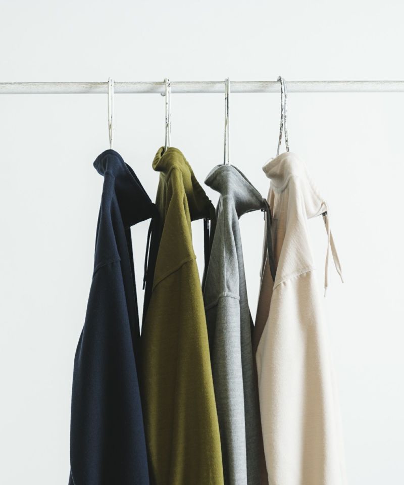 ホットレイハード天竺ハーフZIPハイネックプルオーバー | quadro