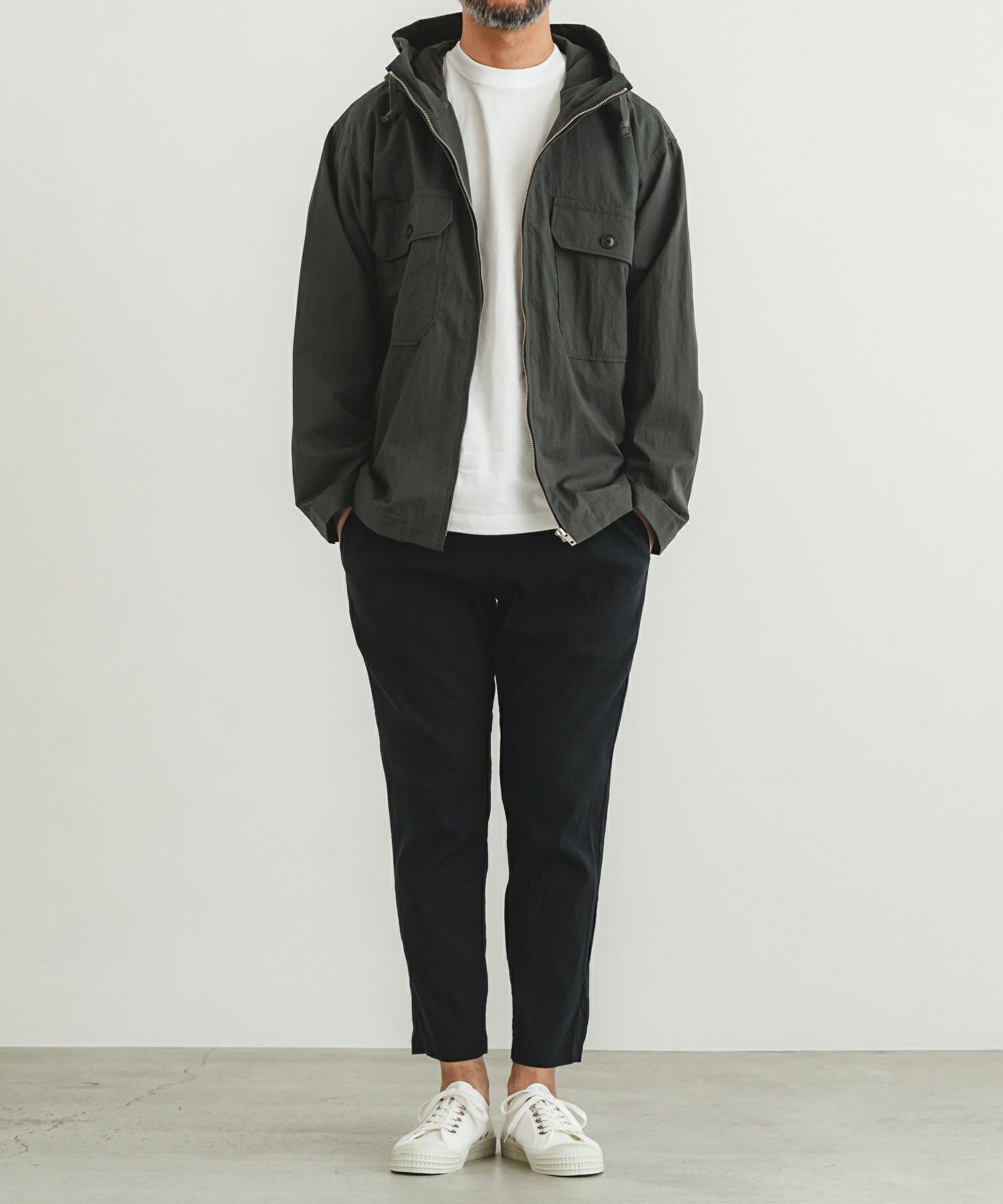 C/Nウェザークロスフードジャケット【MEN】 | quadro (クオドロ) 公式