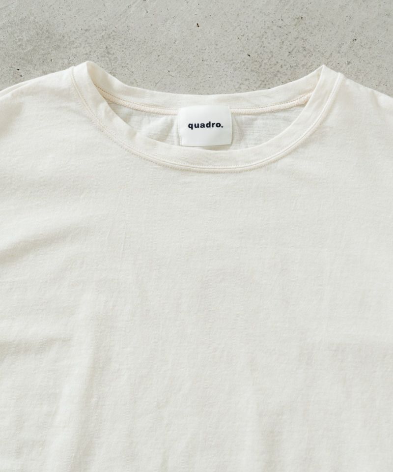 tシャツ ラミー天竺クルーネック レディース ラミー天竺クルーネック | quadro (クオドロ) 公式サイト