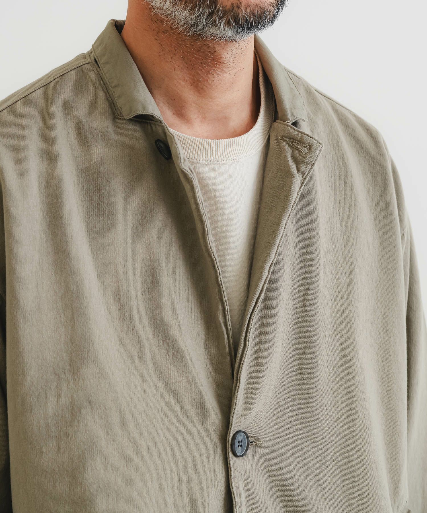 スーパーインレイ布帛切替テーラードジャケット | quadro (クオドロ