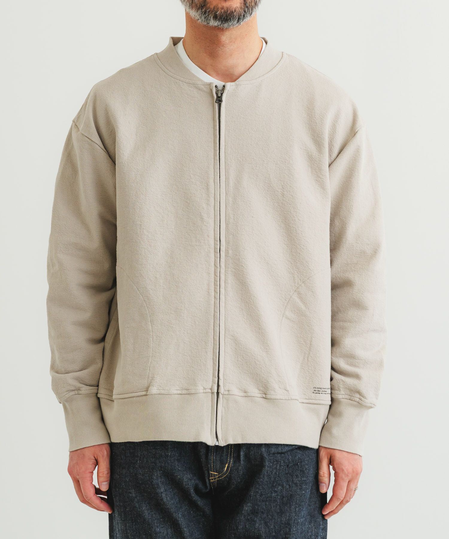 裏毛風天竺ZIPブルゾン | quadro (クオドロ) 公式サイト | オンライン