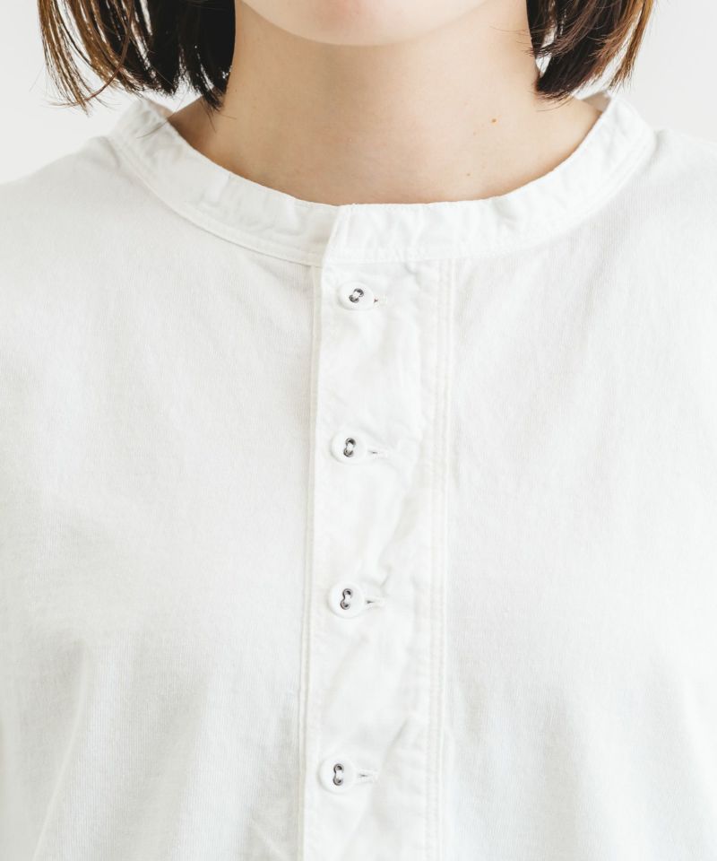 ドライ度詰天竺7分袖ヘンリーネックプルオーバー | quadro (クオドロ