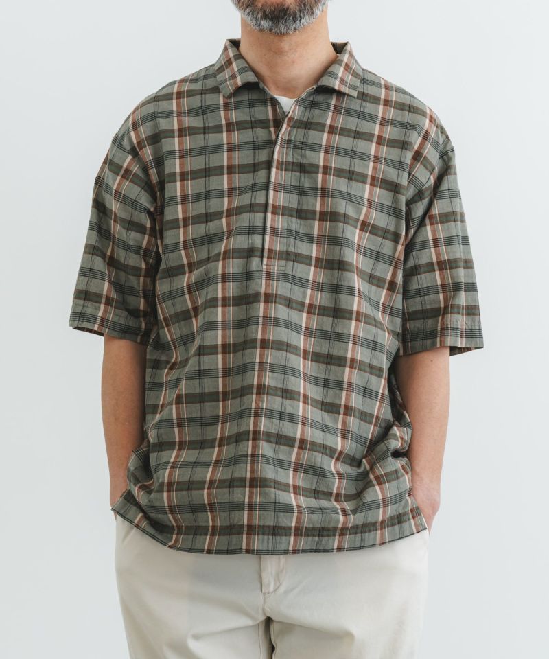 【美品】MACKINTOSH 半袖シャツ チェック柄 GREY LABEL チェック半袖シャツ(トップス)｜MACKINTOSH