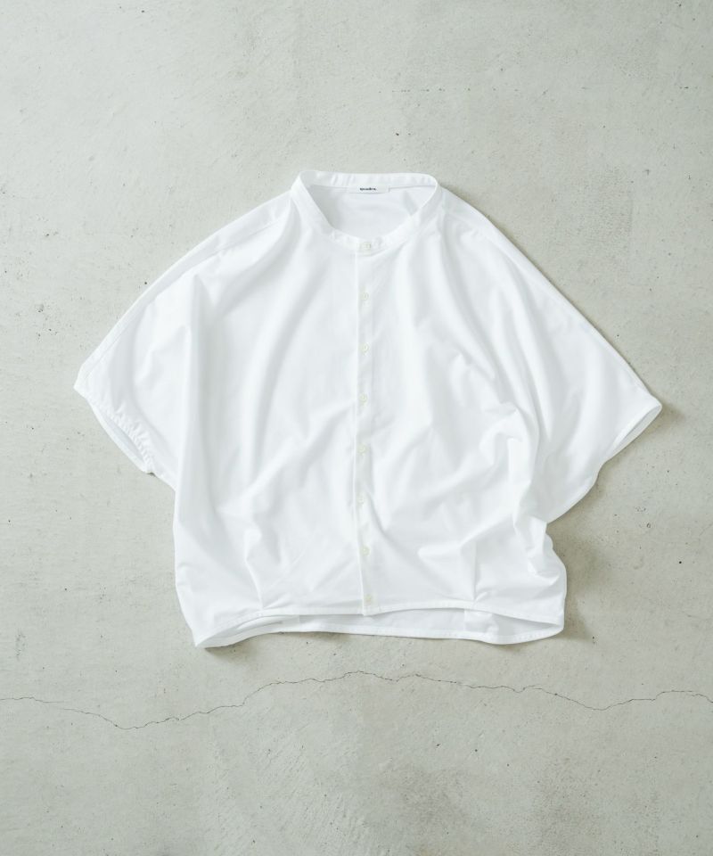 tシャツ コンパクトツイル6分袖シャツ レディース コンパクトツイル6分袖シャツ | quadro (クオドロ) 公式サイト