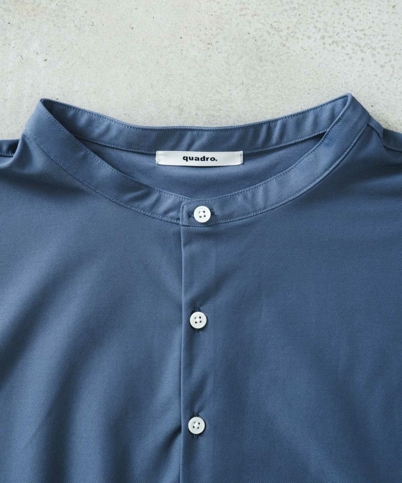 tシャツ コンパクトツイル6分袖シャツ レディース コンパクトツイル6分袖シャツ | quadro (クオドロ) 公式サイト