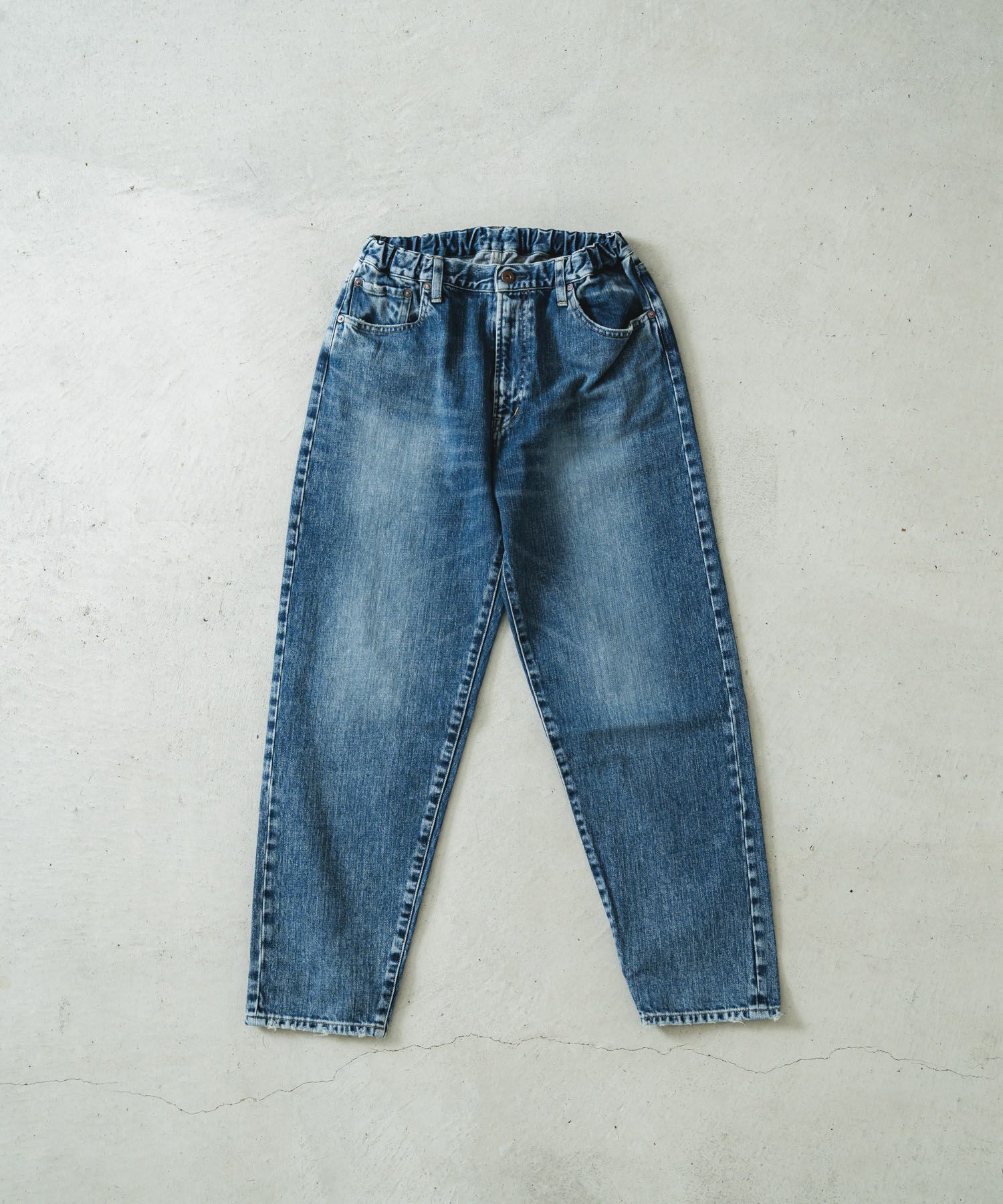 ファットチューブデニムリラックス【加工】 | quadro (クオドロ) 公式