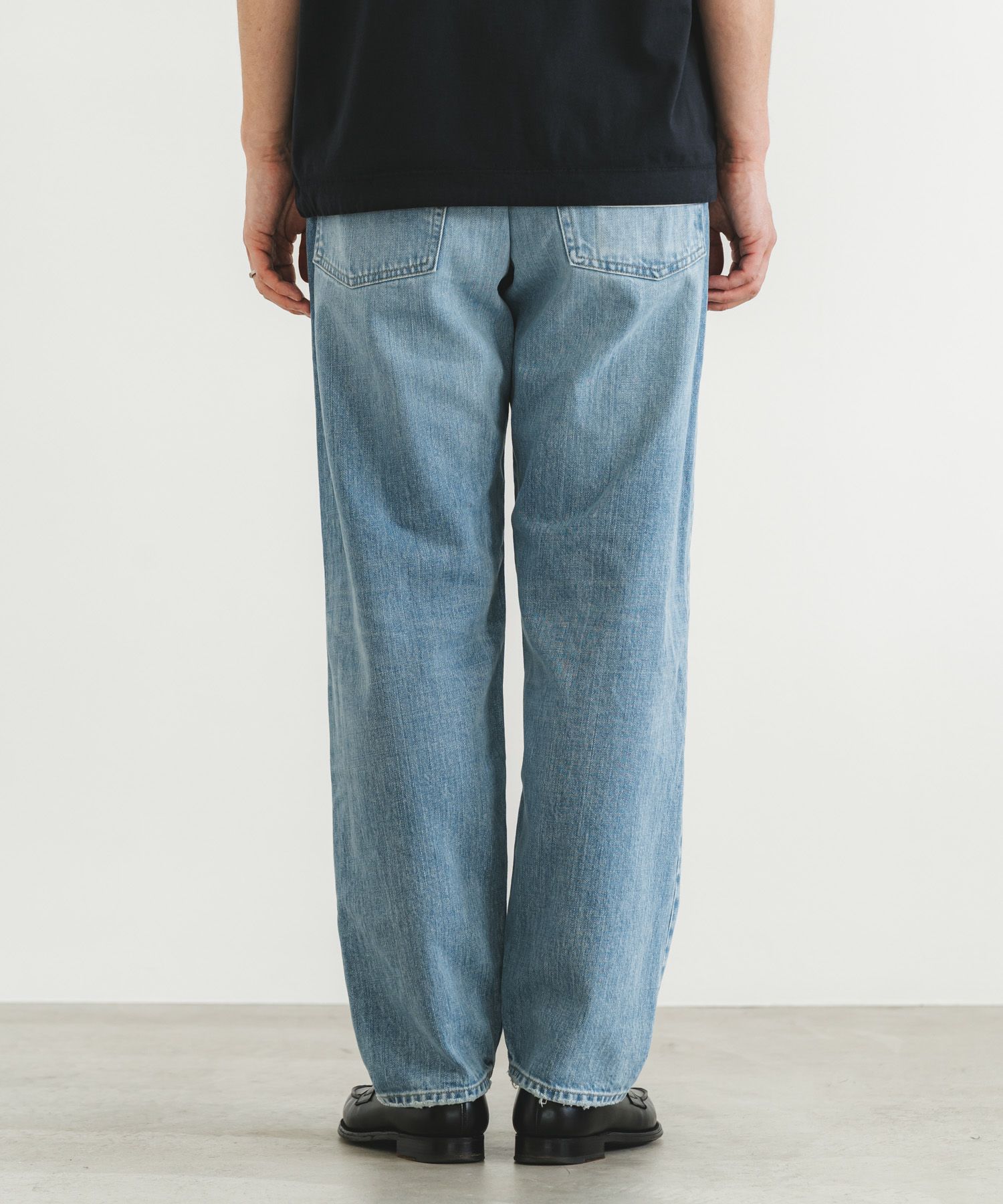 ファットチューブデニムリラックス【加工】 | quadro (クオドロ) 公式