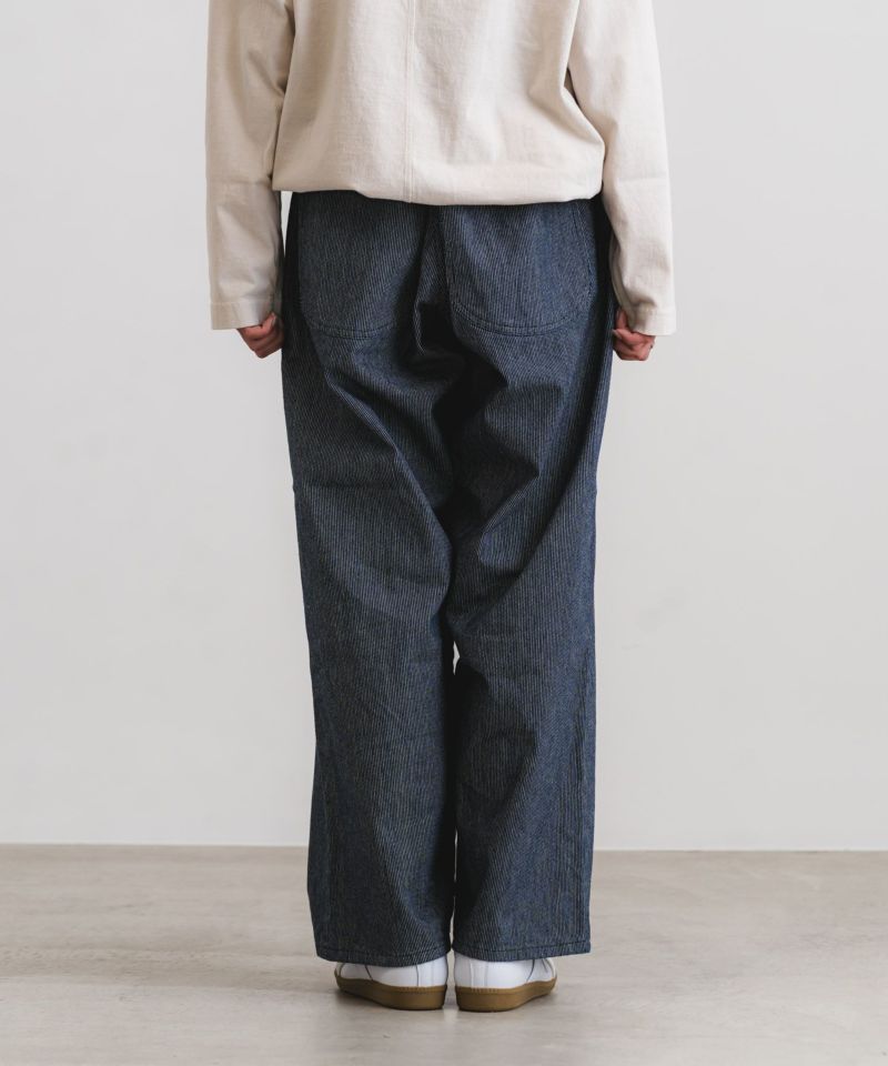 ルッコラページ ヒッコリーデニムイージー【UNISEX】 | quadro (クオドロ) 公式