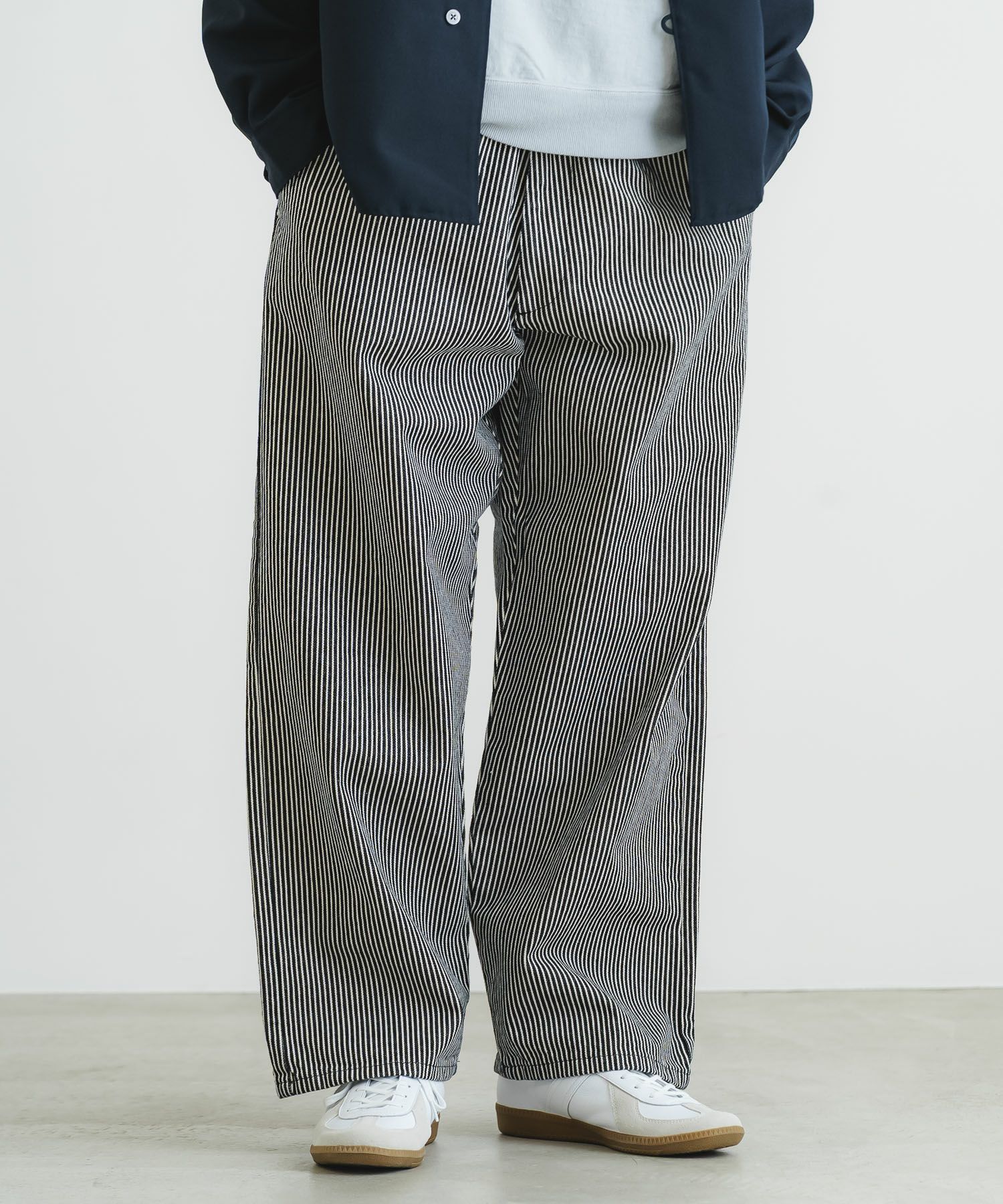 ヒッコリーデニムイージー【UNISEX】 | quadro (クオドロ) 公式サイト