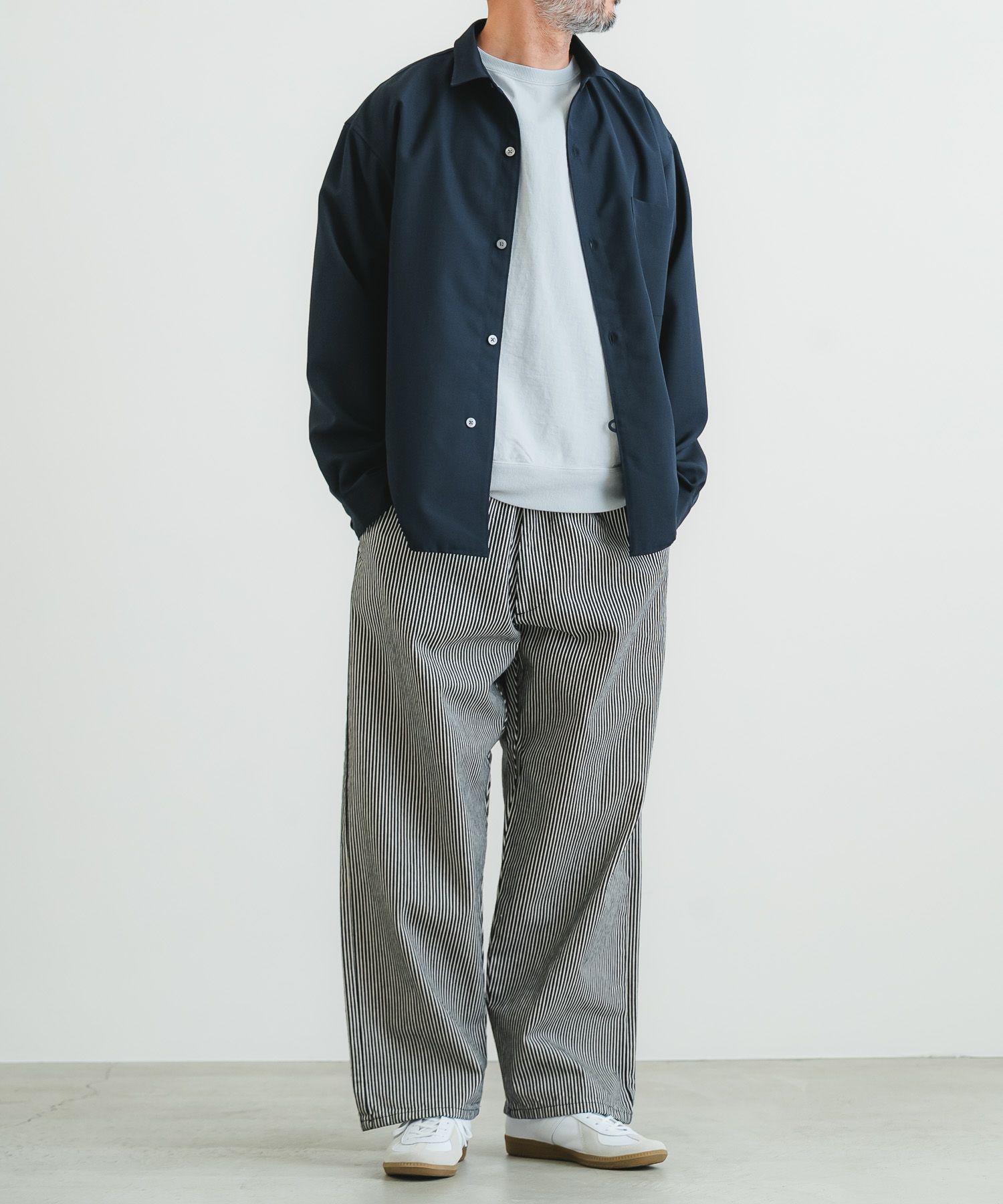 ヒッコリーデニムイージー【UNISEX】 | quadro (クオドロ) 公式サイト