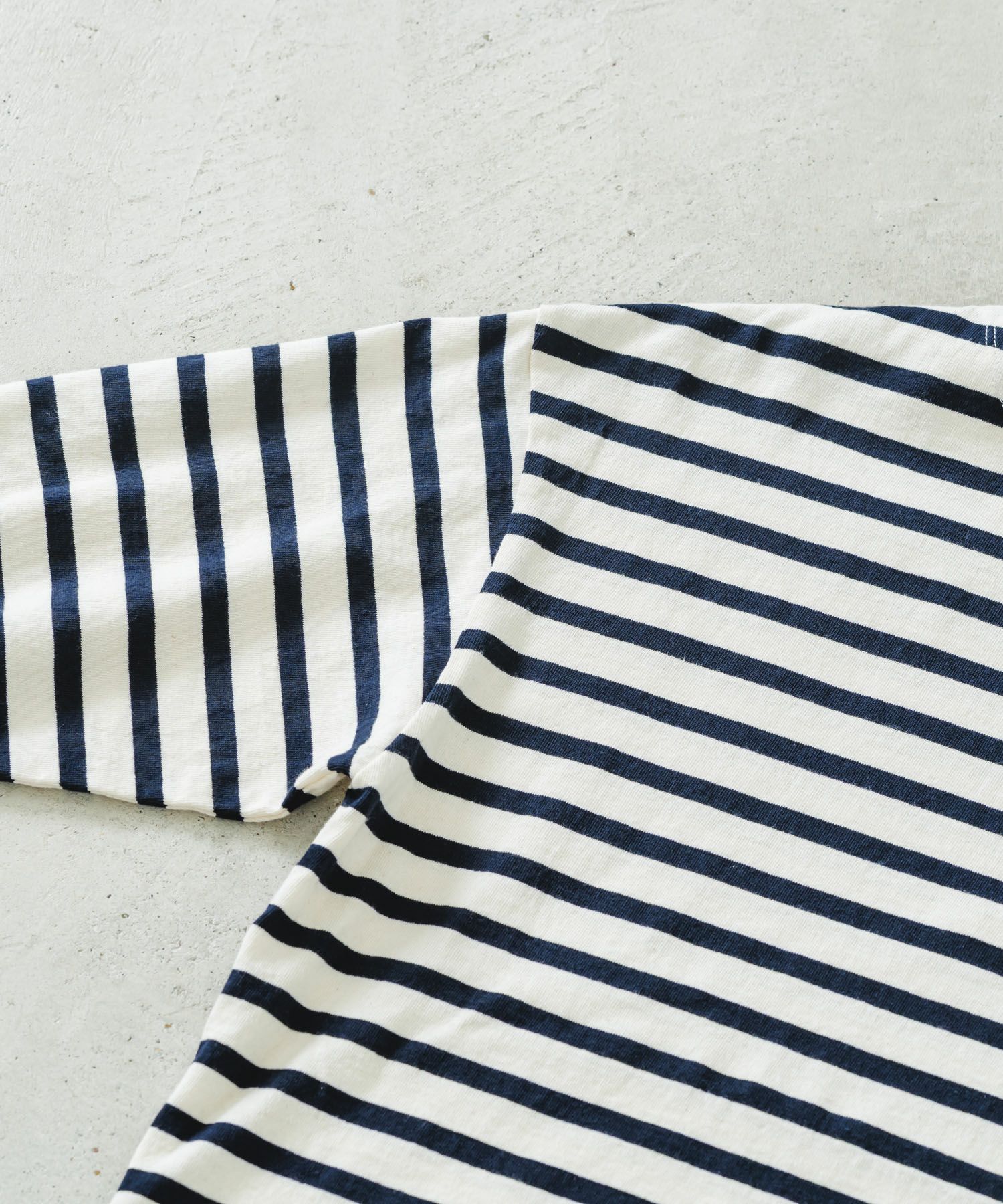 ドライ天竺ボーダー7分袖ボートネック | quadro (クオドロ) 公式サイト