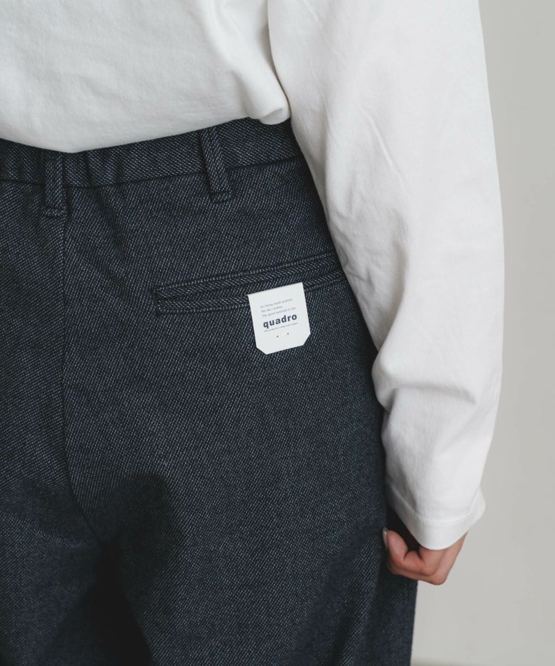 T/Cドビーテーパードカールパンツ | quadro (クオドロ) 公式サイト