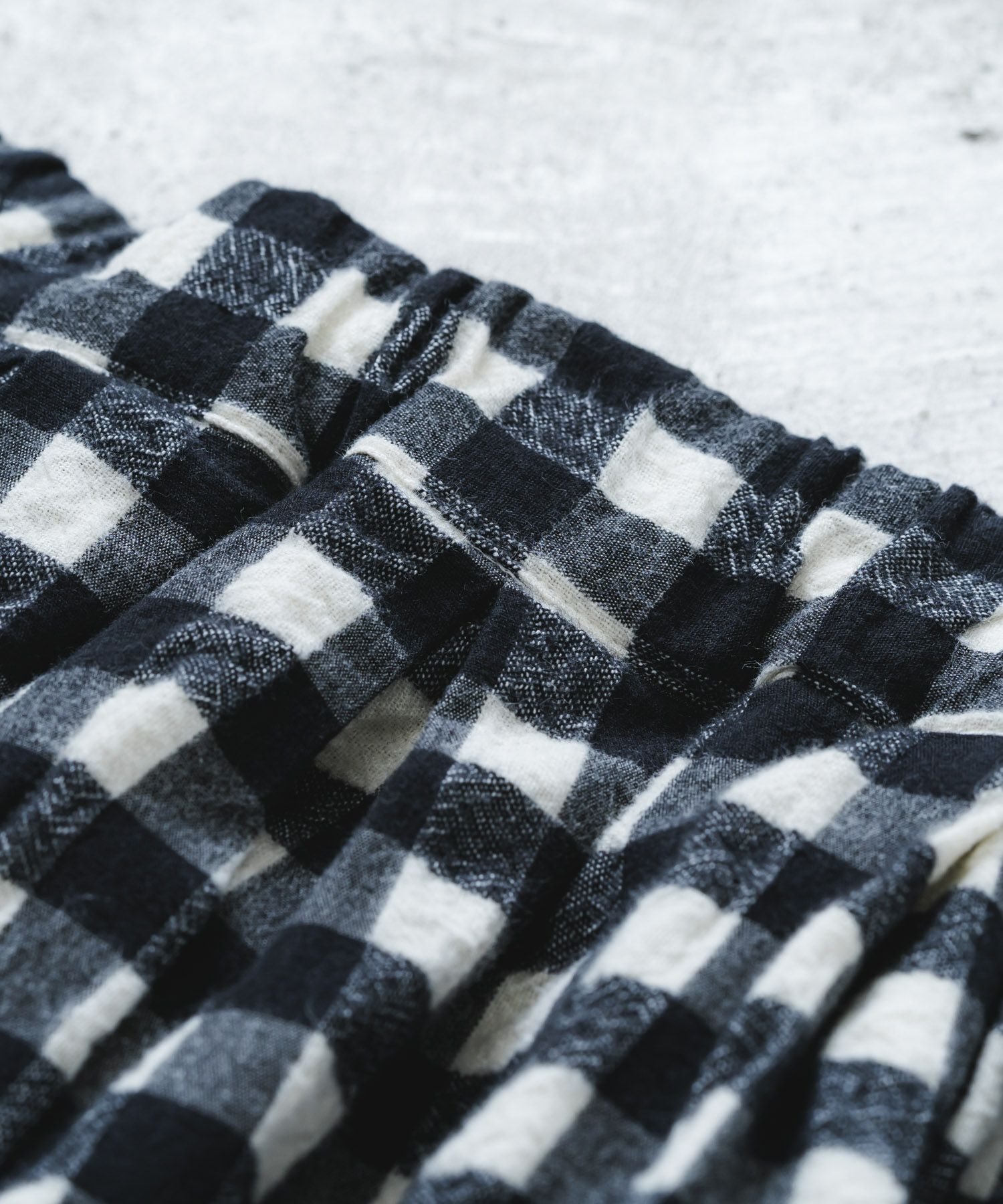 shiretoko様 タックスカート　　 コットン ブラックゴードン 綿100％用尺たっぷりタックスカート ［Soiunique］ 通販【ニッセン】