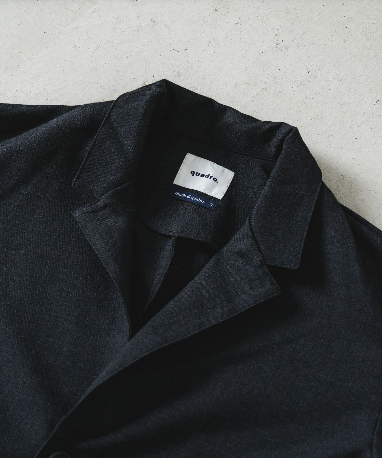 ウールポリツイル2Bシャツジャケット | quadro (クオドロ) 公式サイト