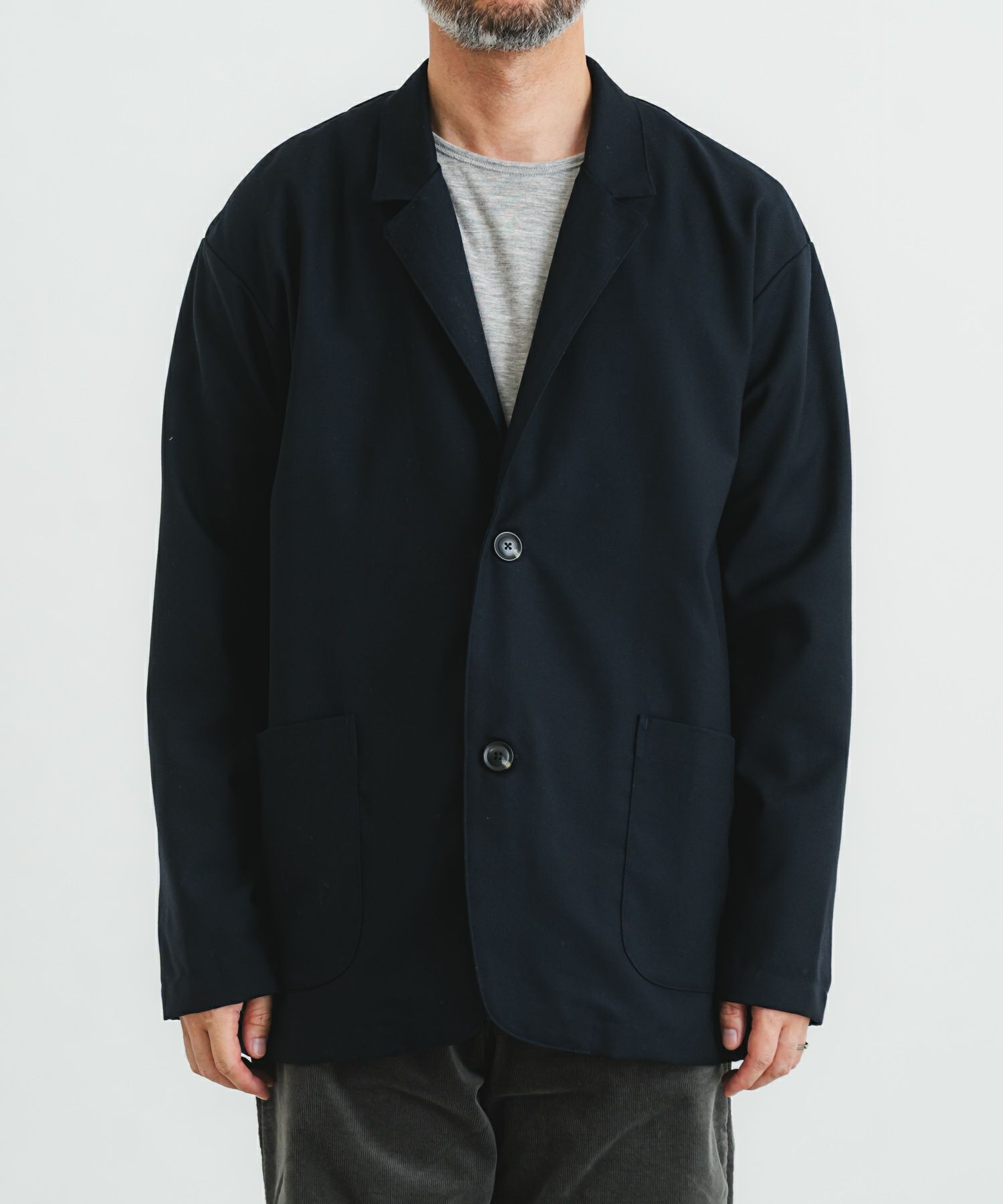 quadro ウールジャケット ウールポリツイル2Bシャツジャケット | quadro (クオドロ) 公式サイト