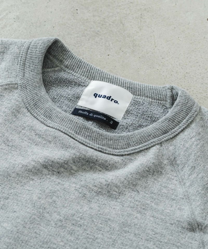 コットンジロンラム裏毛クルーネック | quadro (クオドロ) 公式サイト