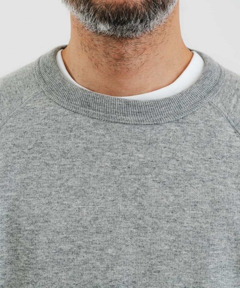 コットンジロンラム裏毛クルーネック | quadro (クオドロ) 公式サイト