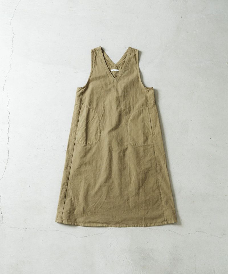 アンカットコール近江晒加工ジャンパースカート | quadro (クオドロ