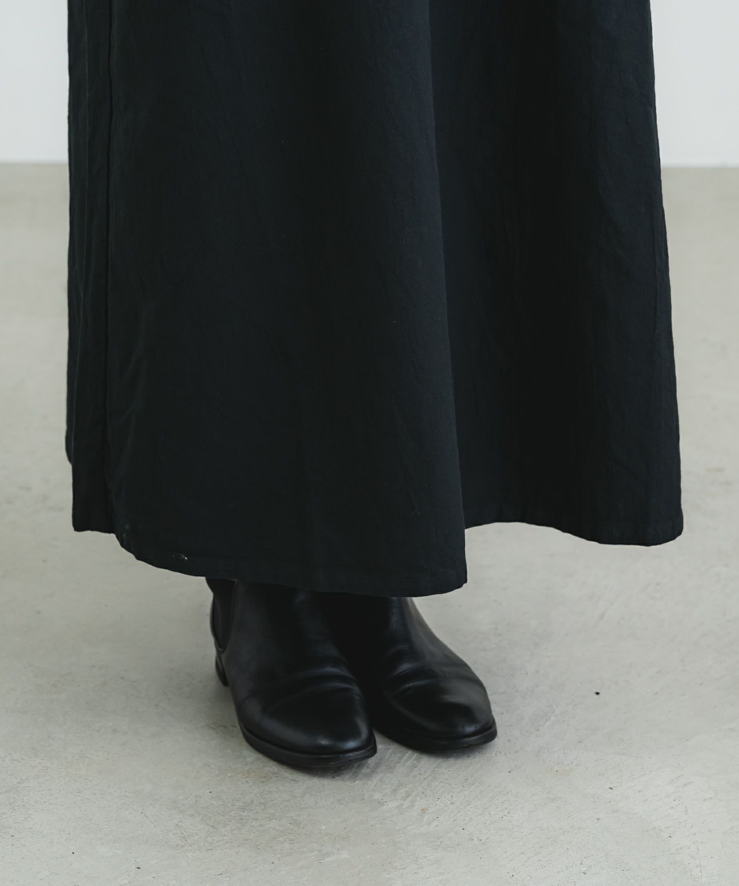 アンカットコール近江晒加工ジャンパースカート | quadro (クオドロ