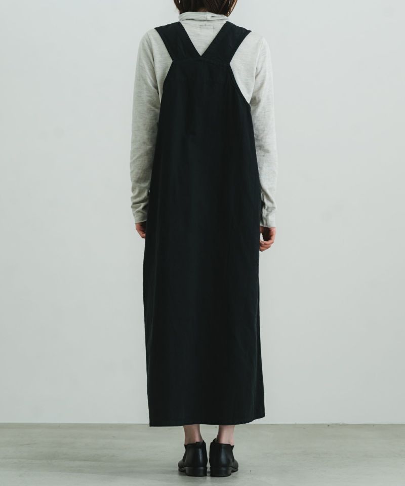 アンカットコール近江晒加工ジャンパースカート | quadro (クオドロ