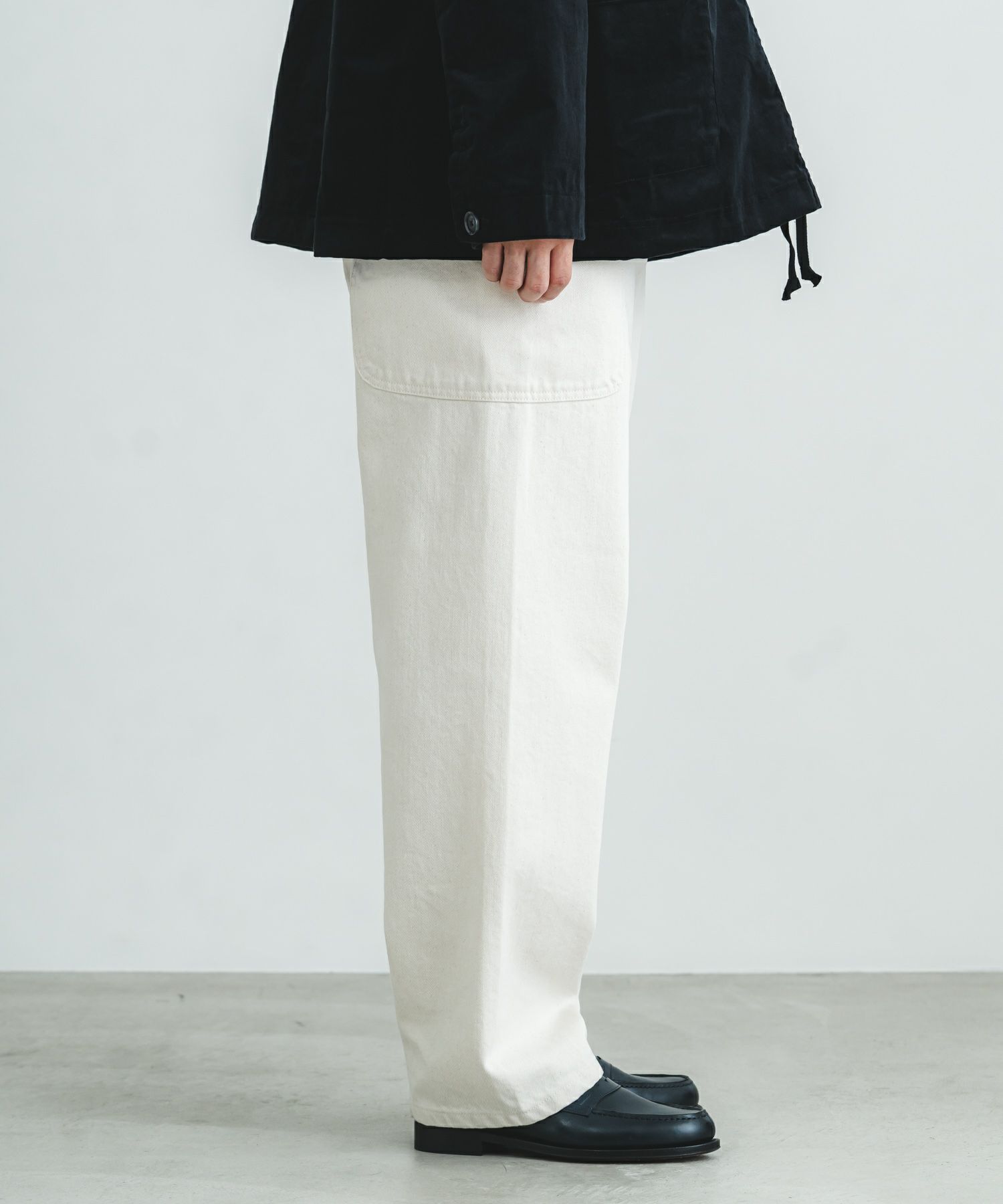 アンフィニッシュドデニムセーラーパンツ | quadro (クオドロ) 公式