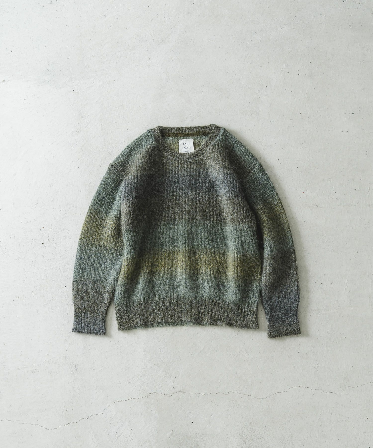 むら　3点 モヘア5G引き揃え片畦クルーネック | quadro (クオドロ) 公式サイト