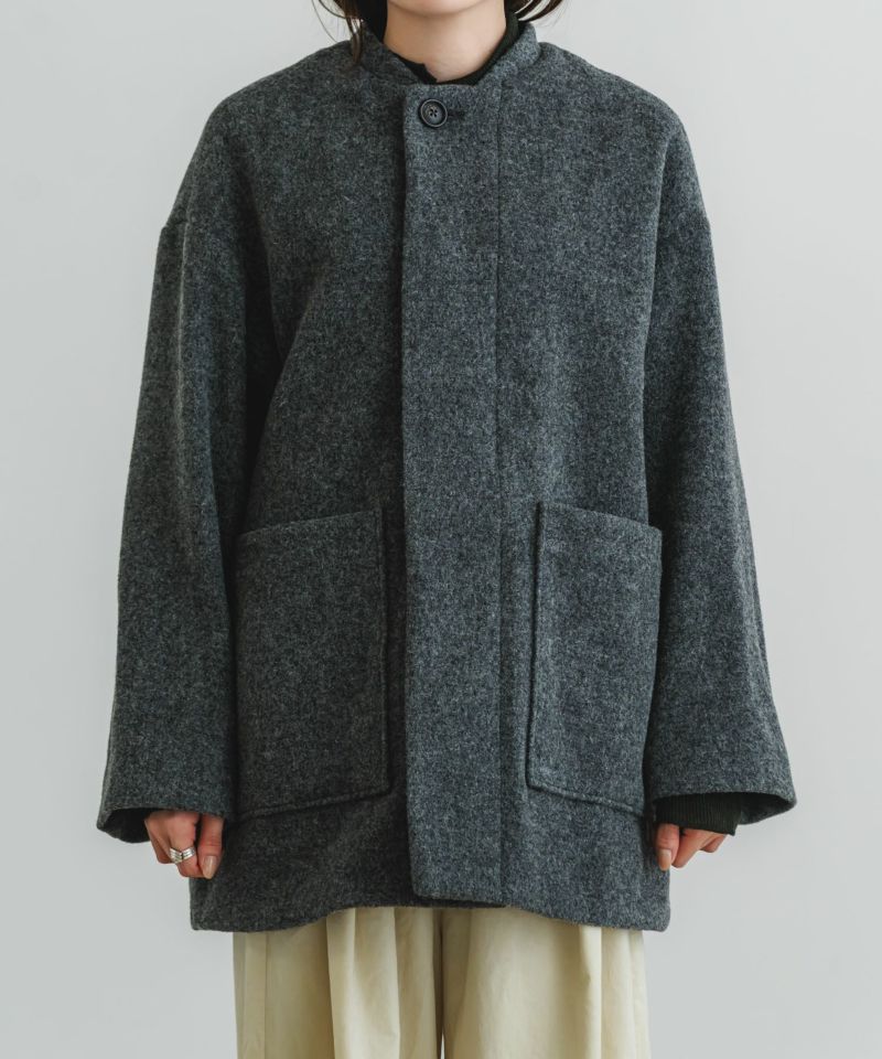 ウールモッサショートコート【WOMEN】 | quadro (クオドロ) 公式サイト