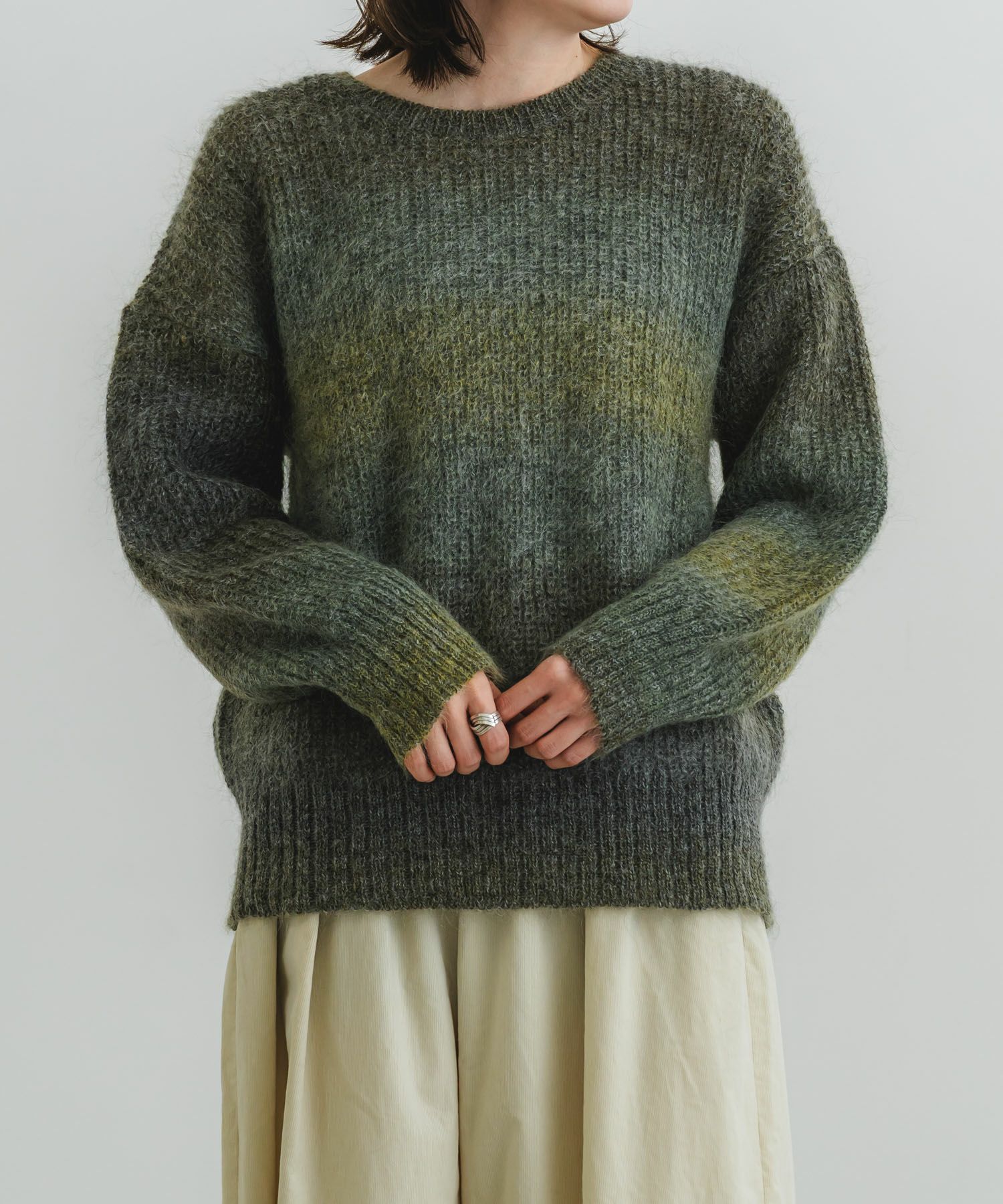 モヘア5G引き揃え片畦クルーネック | quadro (クオドロ) 公式サイト