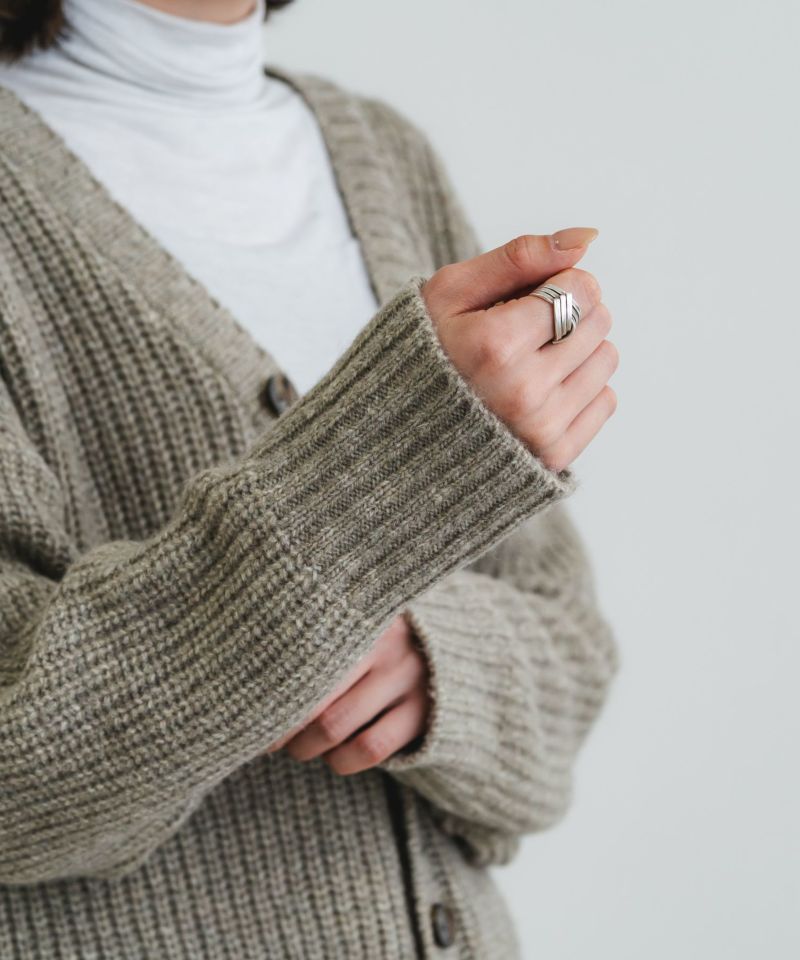 5G引き揃え片畦Vカーデ | quadro (クオドロ) 公式サイト | オンライン