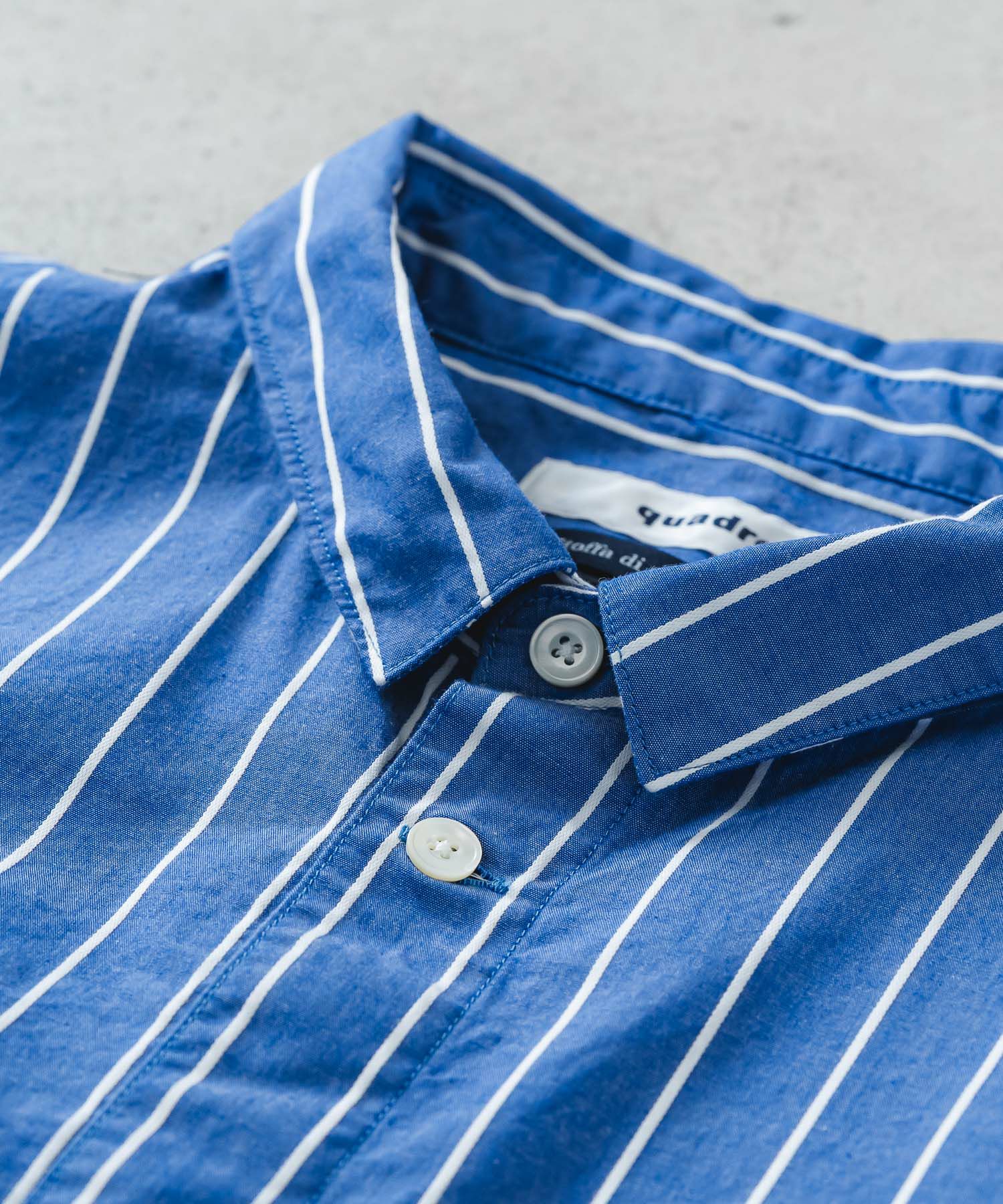 ストライプルーズレギュラーシャツ | quadro (クオドロ) 公式サイト