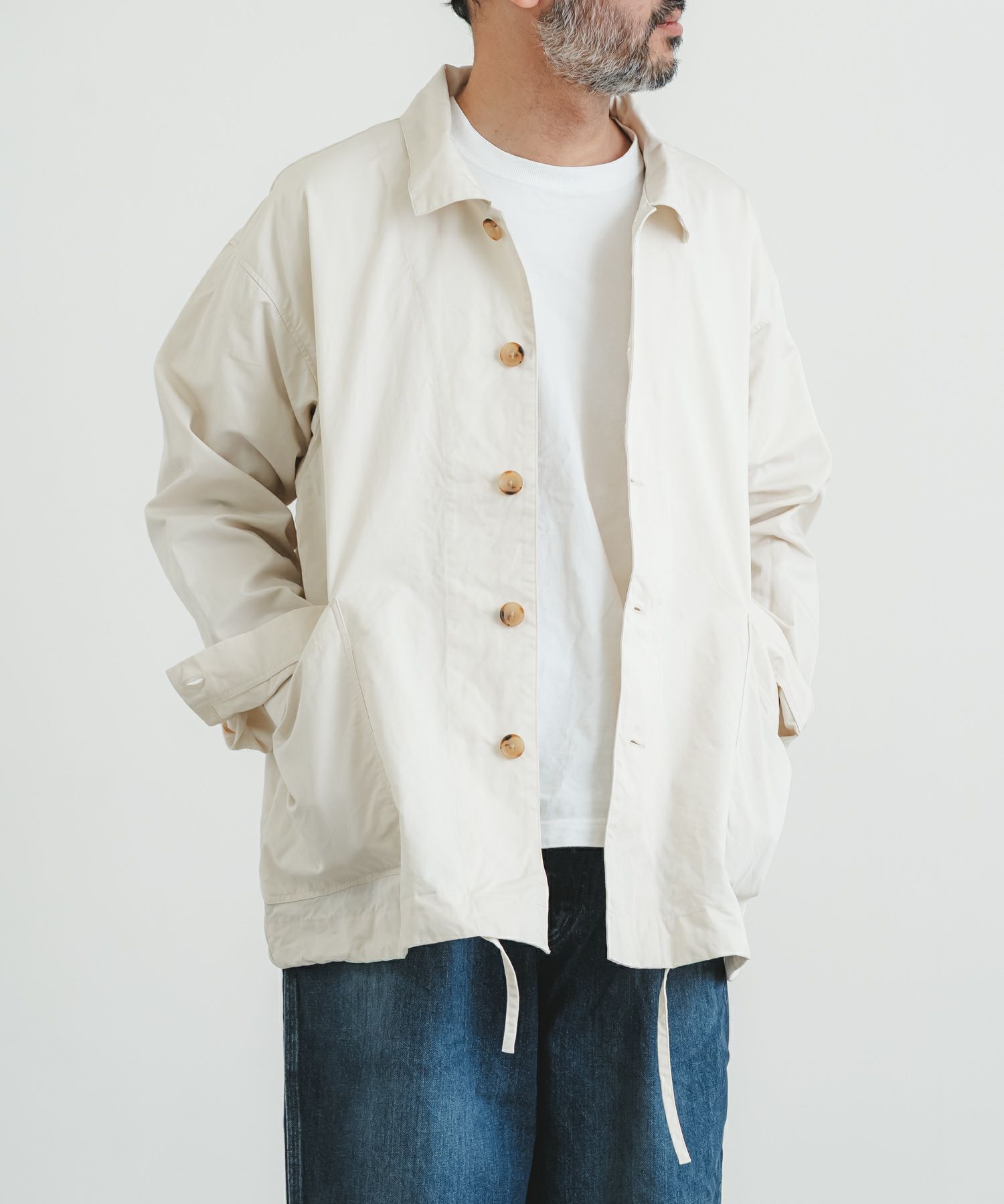 C/L高密度ツイルカバージャケット【MEN】 | quadro (クオドロ) 公式