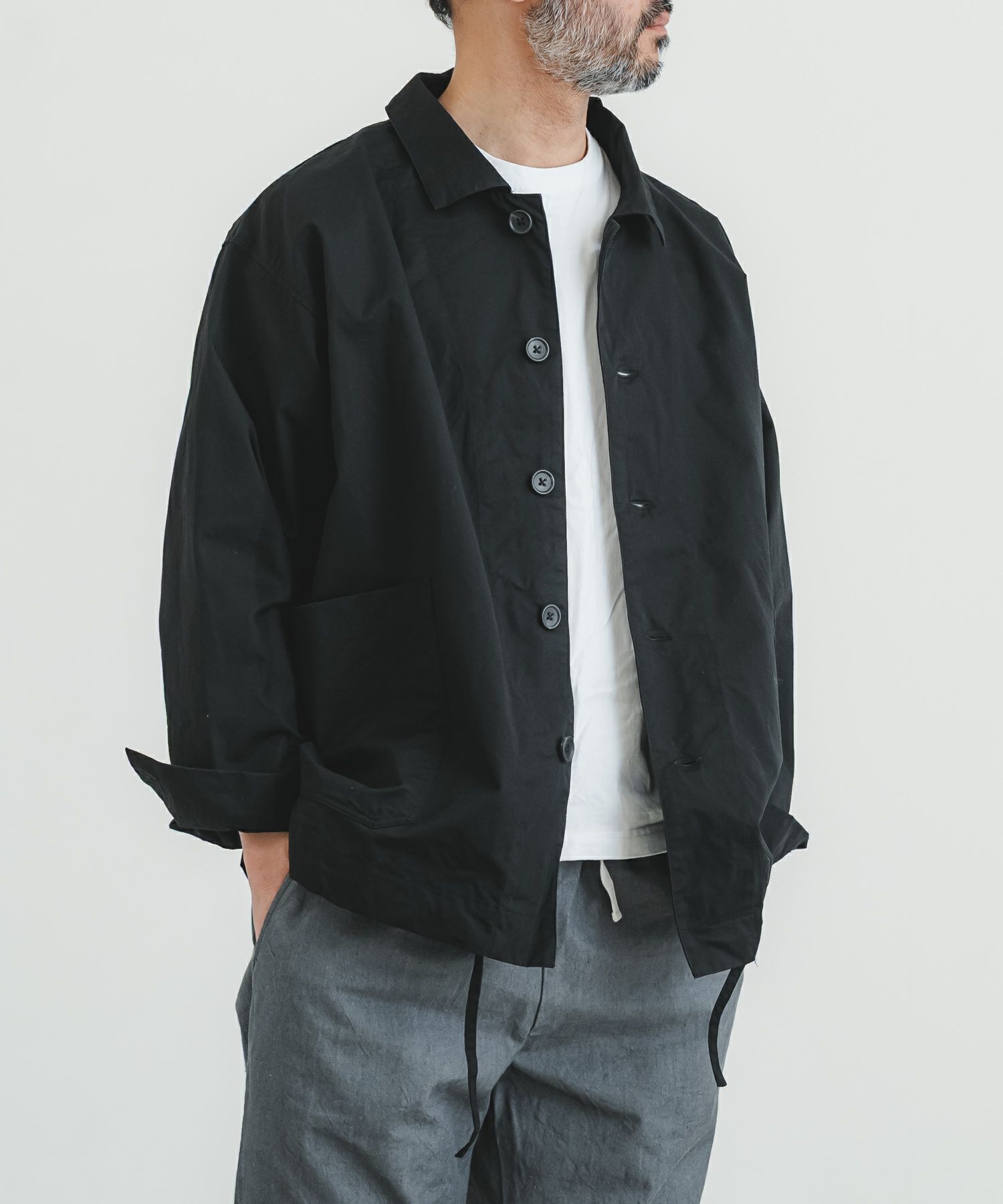 C/L高密度ツイルカバージャケット【MEN】 | quadro (クオドロ) 公式