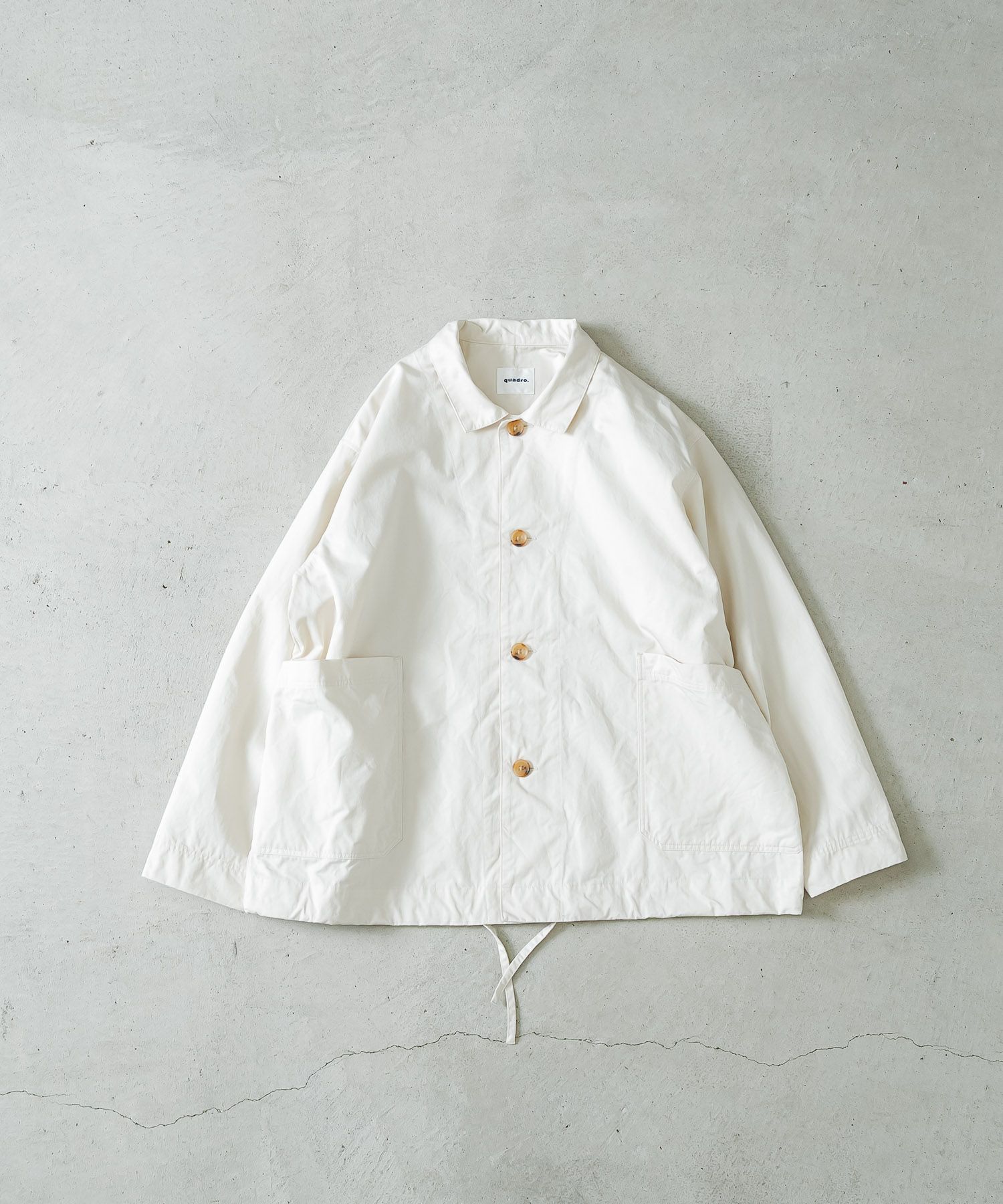 20/7裏毛フル起毛カットオフジャケット | quadro (クオドロ) 公式