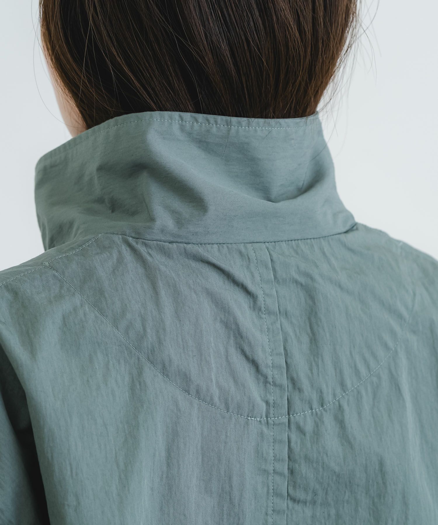 C/Nウェザークロス袖ゴムハイネックブルゾン | quadro (クオドロ) 公式